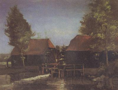 Vincent Van Gogh Water Mill at Kollen near Nuenen (nn04) Spain oil painting art